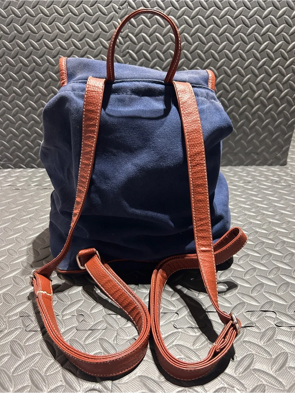 G.H. Bass & Co Navy Backpack